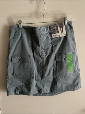 Utility Pull-On Skort in Slate Blue - Woman Within